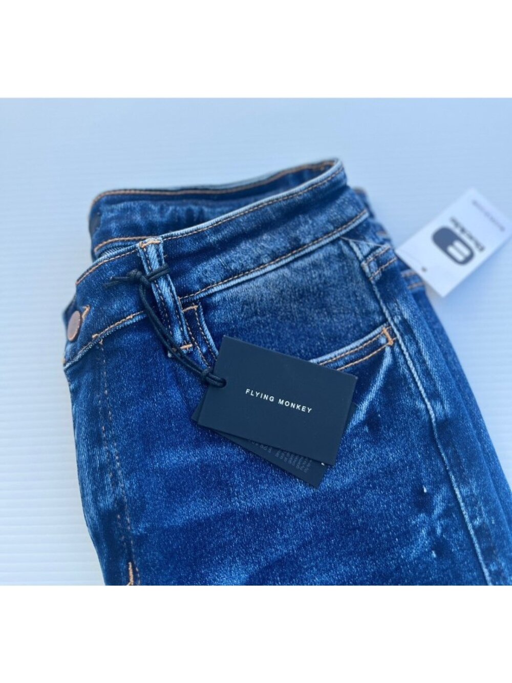 Flying Monkey Morrison High Rise Skinny Jeans 29 | Distressed | Stretch - Picture 4 of 13
